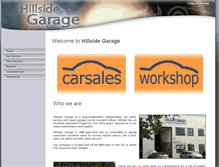 Tablet Screenshot of hillsidegarage.ie